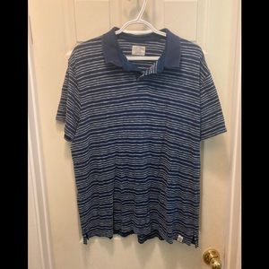 3/20$ Lucky brand men’s striped polo tee XL